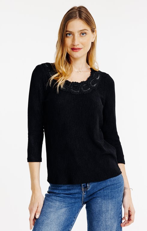 Tee-shirt uni manches longues