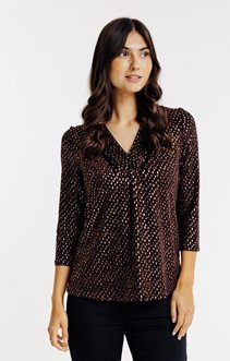 Tee-shirt fantaisie manches 3/4