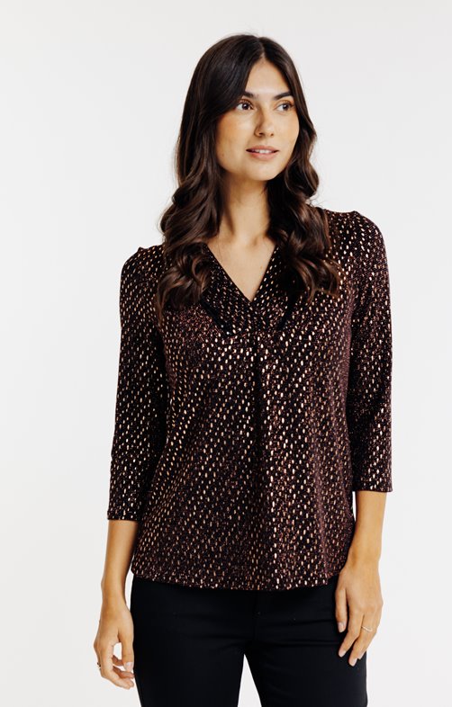 Tee-shirt fantaisie brillant