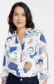 Chemise imprimée chats