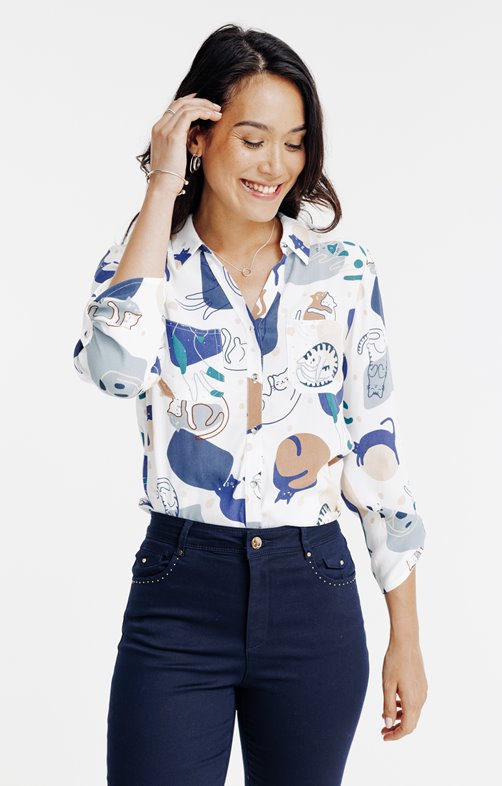 Chemise imprimée