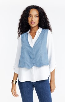Chemise 2-en-1