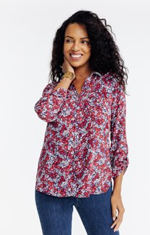 Chemise imprimée fleurs