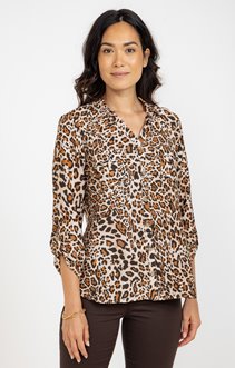 Chemise imprimé peau de bete