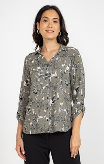 Chemise imprimée fantaisie
