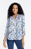Chemise imprimé fleuri 