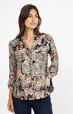 Chemise imprimé fleuri 