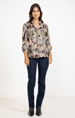 Chemise imprimé fleuri 