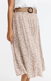 Jupe fantaisie non doublée avec ceinture