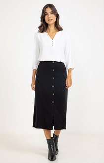Jupe en maille pull
