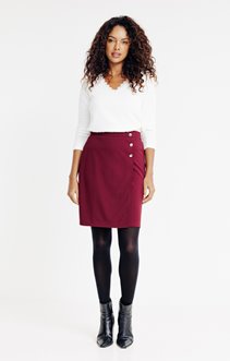 JUPE PORTE FEUILLE NON DOUBLEE