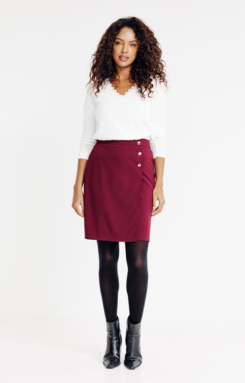 JUPE PORTE FEUILLE NON DOUBLEE