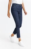 Pantalon denim brut détails clou 