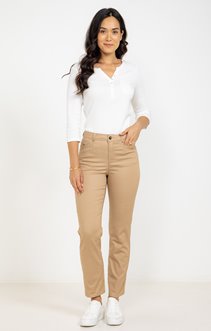 Pantalon broderie coeur