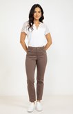 Pantalon polyester recyclé détails clou