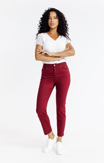 Pantalon polyester recyclé détails clou