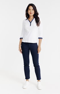 Pantalon polyester recyclé détails clou