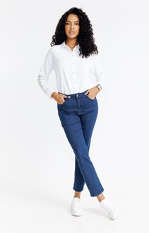Pantalon denim impression laser leo