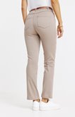 Pantalon en coton détails strass poche