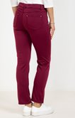 Pantalon stretch bouton fantaisie