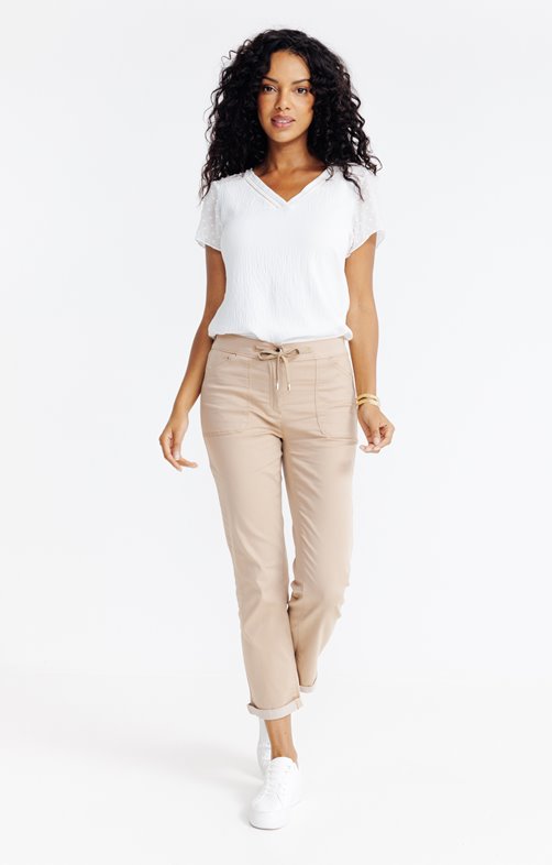 Pantalon coupe jogging lien fantaisie