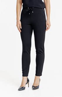 Pantalon en maille piping poche