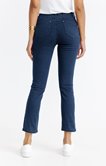 Pantalon denim surteint détail clou