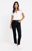 Pantalon denim détail bijou