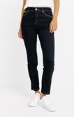 Pantalon denim détail bijou