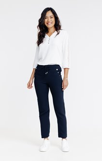 Pantalon fluide jogging pression coeur
