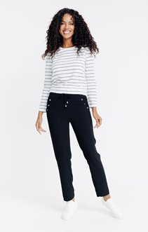 Pantalon fluide jogging pression coeur