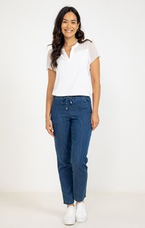 Pantalon Tencel™ Lenzing détails boutons