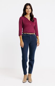 Pantalon denim polyester recyclé