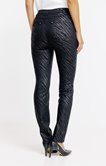 Pantalon stretch imprimé zèbre