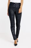 Pantalon stretch imprimé zèbre