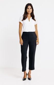 Pantalon maille fantaisie coupe large