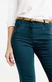 Pantalon en satin strass et clou