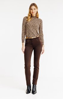 Pantalon en satin strass et clou