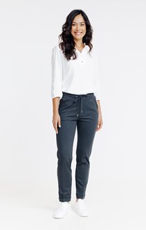 Pantalon coupe jogging maille imprimée