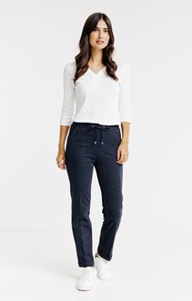 Pantalon jogging en maille piquée