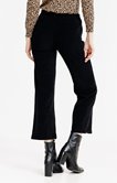 Pantalon maille velours coupe large