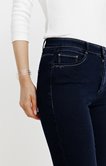Pantalon denim détail fantasie