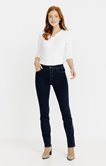 Pantalon denim détail fantasie