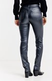 Pantalon slim aspect irisé