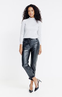 Pantalon coupe jogging et lien fantaisie