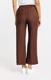Pantalon city coupe large bouton coco