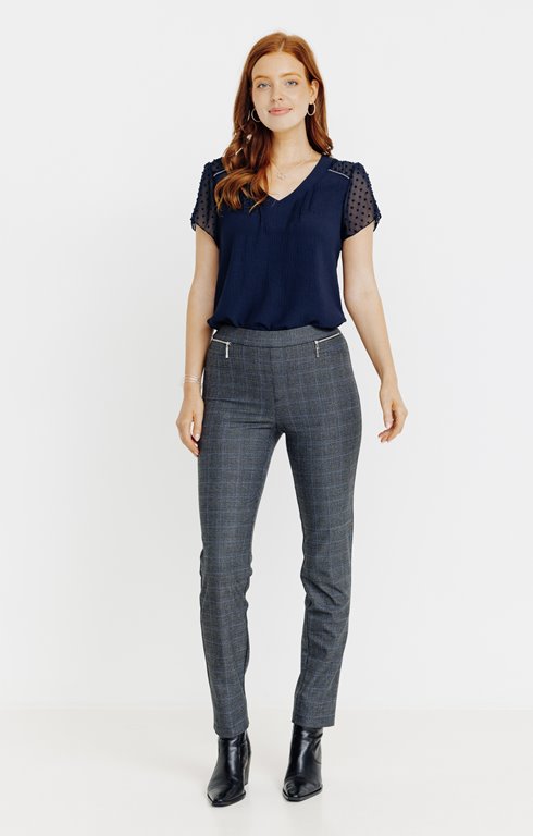 Pantalon tregging pdg zipé