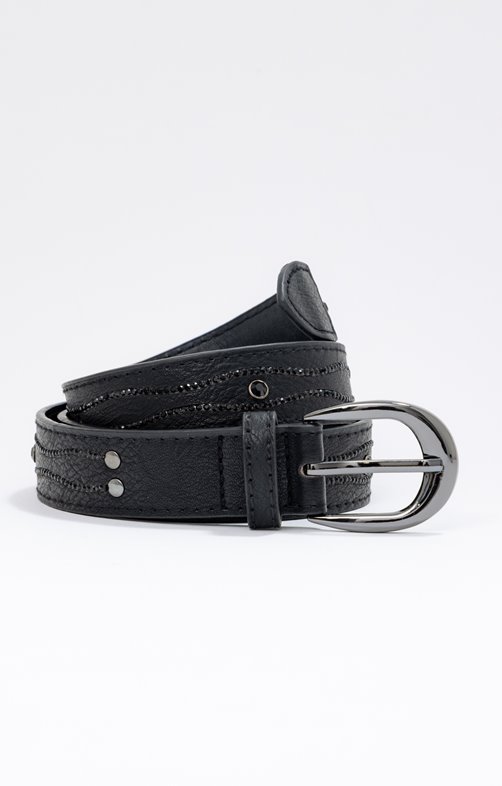 Ceinture pantalon strass