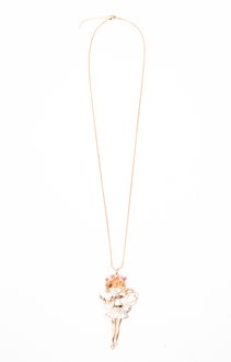 Sautoir pendentif chat