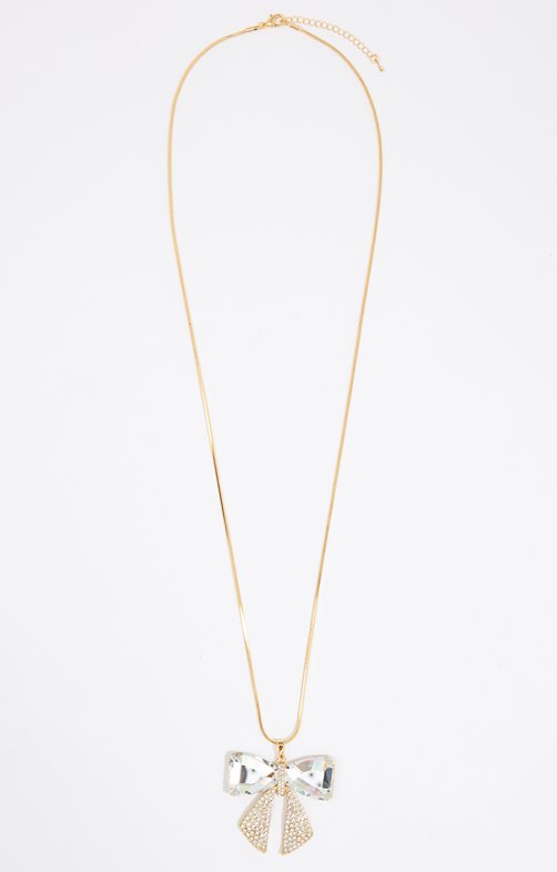 Sautoir pendentif noeud